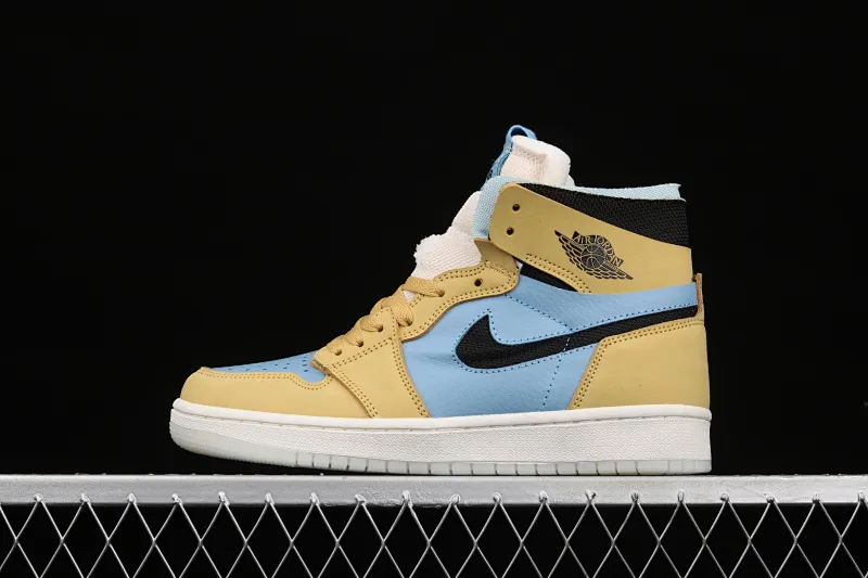 All categories Air Jordan Jordan series basketball shoes Air Jordan 1 High Z version Air Jordan 1 Zoom CMFT AJ1 Joe 1 black blue yellow CT0978-900